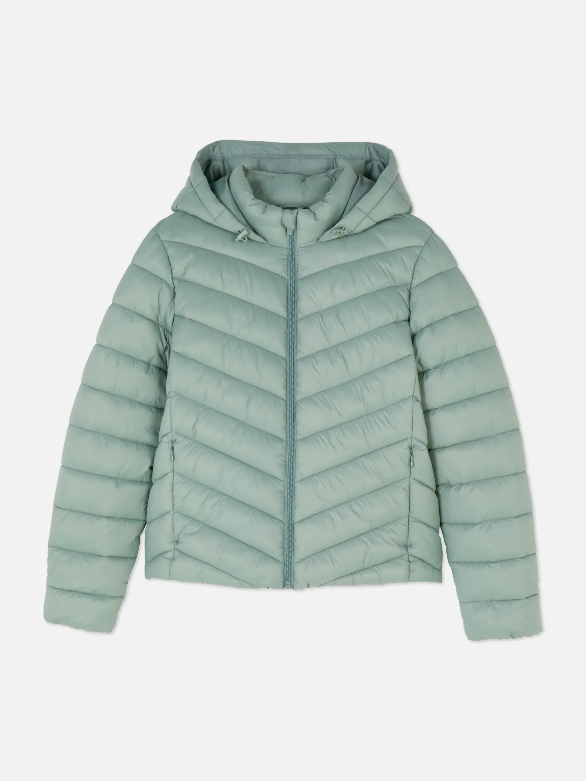 Manteaux Et Vestes|Primark Doudoune Légère à Capuche Vert