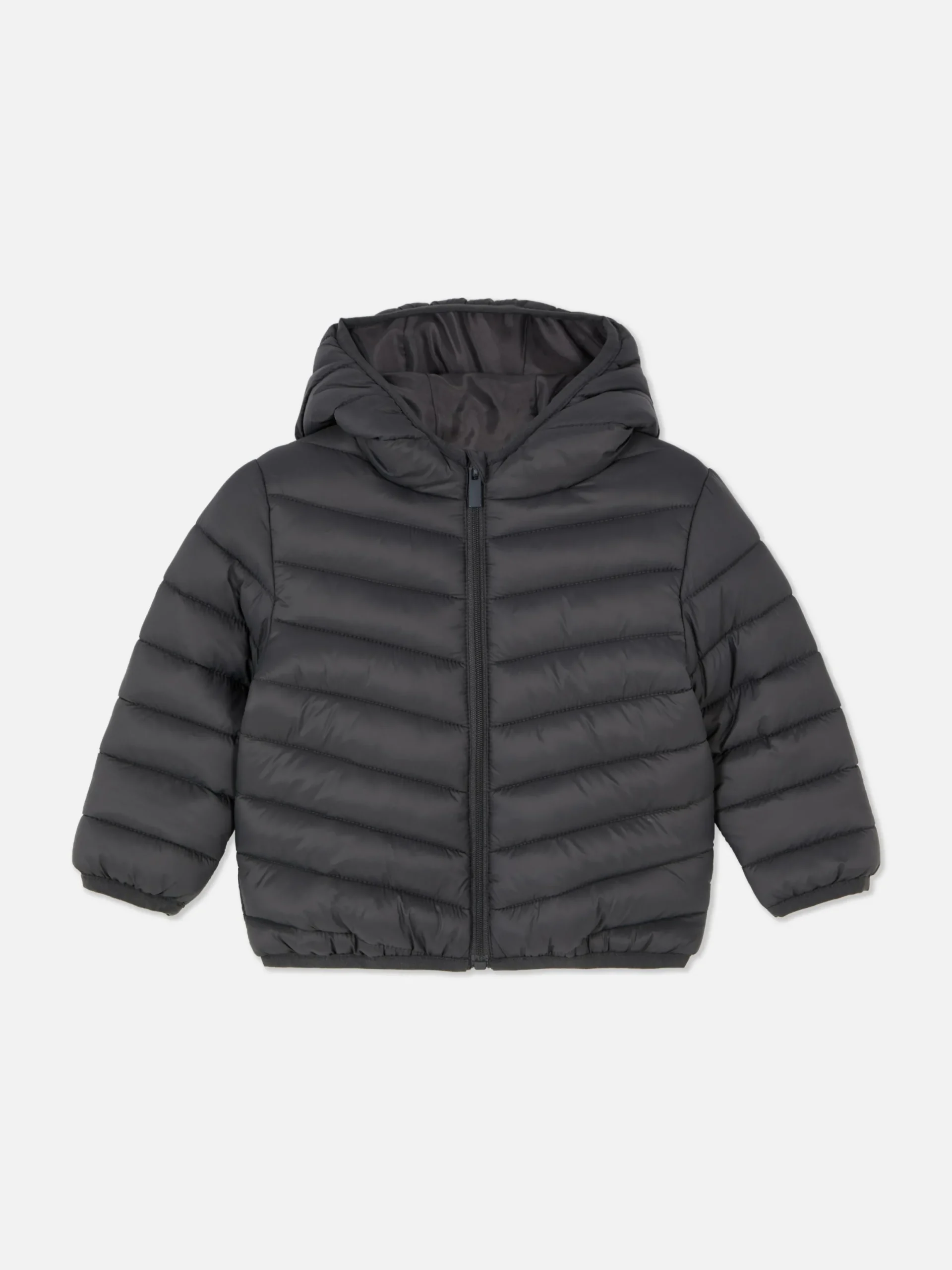 Manteaux Et Vestes|Primark Doudoune Zippée Anthracite