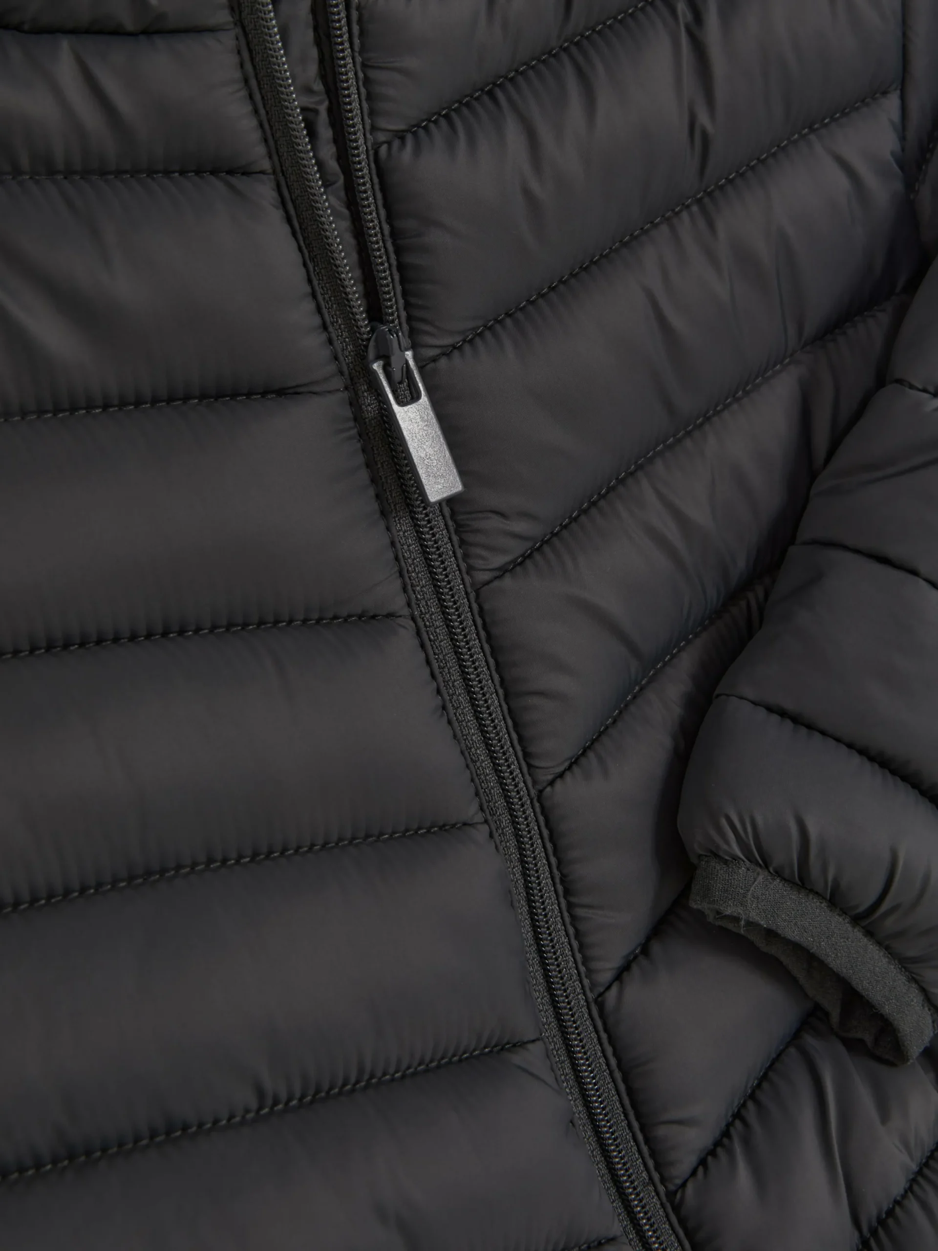 Manteaux Et Vestes|Primark Doudoune Zippée Anthracite