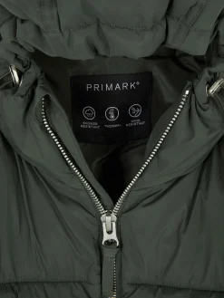 Manteaux Et Vestes|Primark Doudoune Zippée à Double Curseur Kaki
