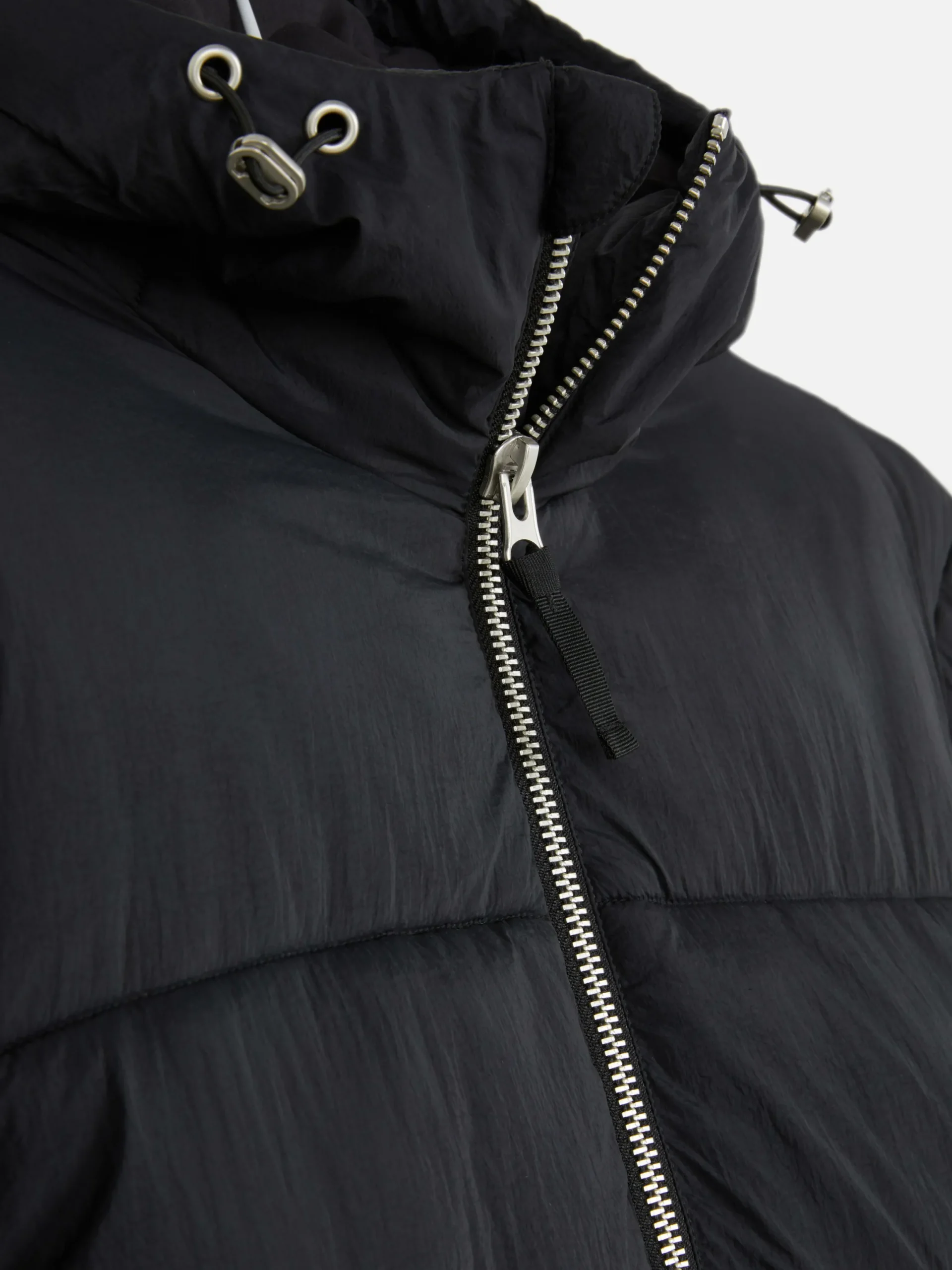Manteaux Et Vestes|Primark Doudoune Zippée à Double Curseur Noir