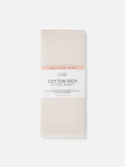 Draps Et Taies D'Oreillers|Primark Drap-housse Double Rose clair