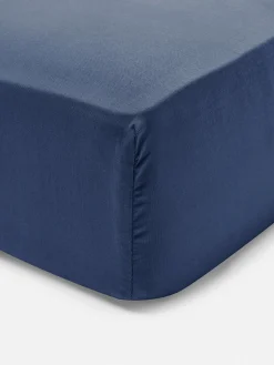 Draps Et Taies D'Oreillers|Primark Drap-housse King Size Bleu marine