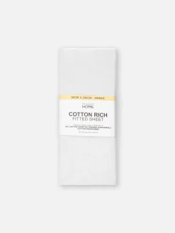 Draps Et Taies D'Oreillers|Primark Drap-housse Simple Blanc