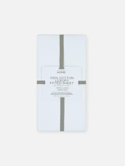 Draps Et Taies D'Oreillers|Primark Drap-housse Super King Size Blanc