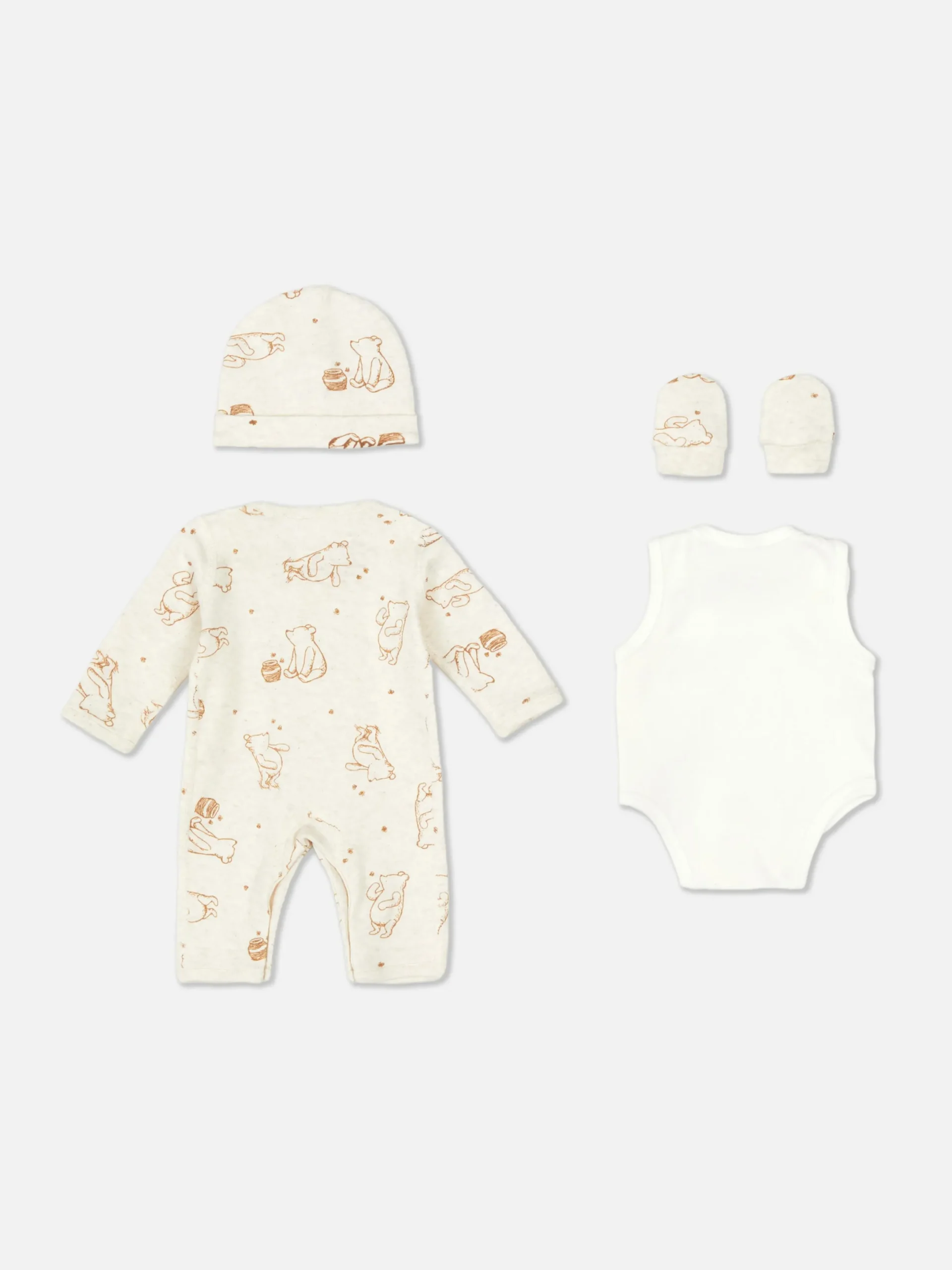 Ensembles Et Tenues|Primark Ensemble Bébé Prématuré Disney Winnie L'ourson Ivoire