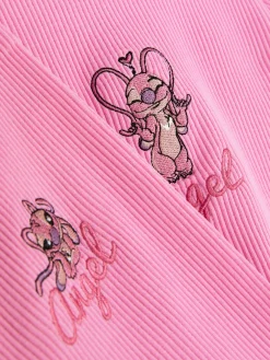 Pyjamas Et Vêtements De Nuit|Primark Ensemble Décontracté Côtelé Disney Lilo & Stitch Angel Rose