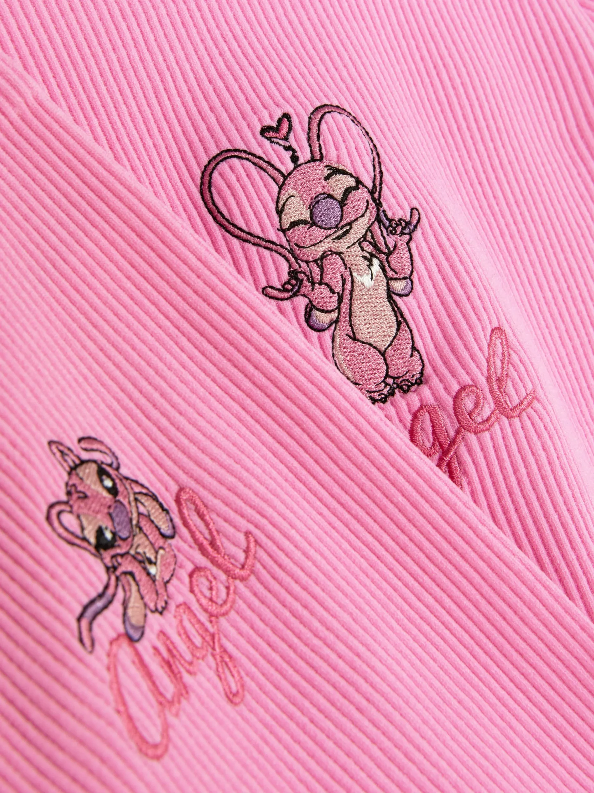 Pyjamas Et Vêtements De Nuit|Primark Ensemble Décontracté Côtelé Disney Lilo & Stitch Angel Rose