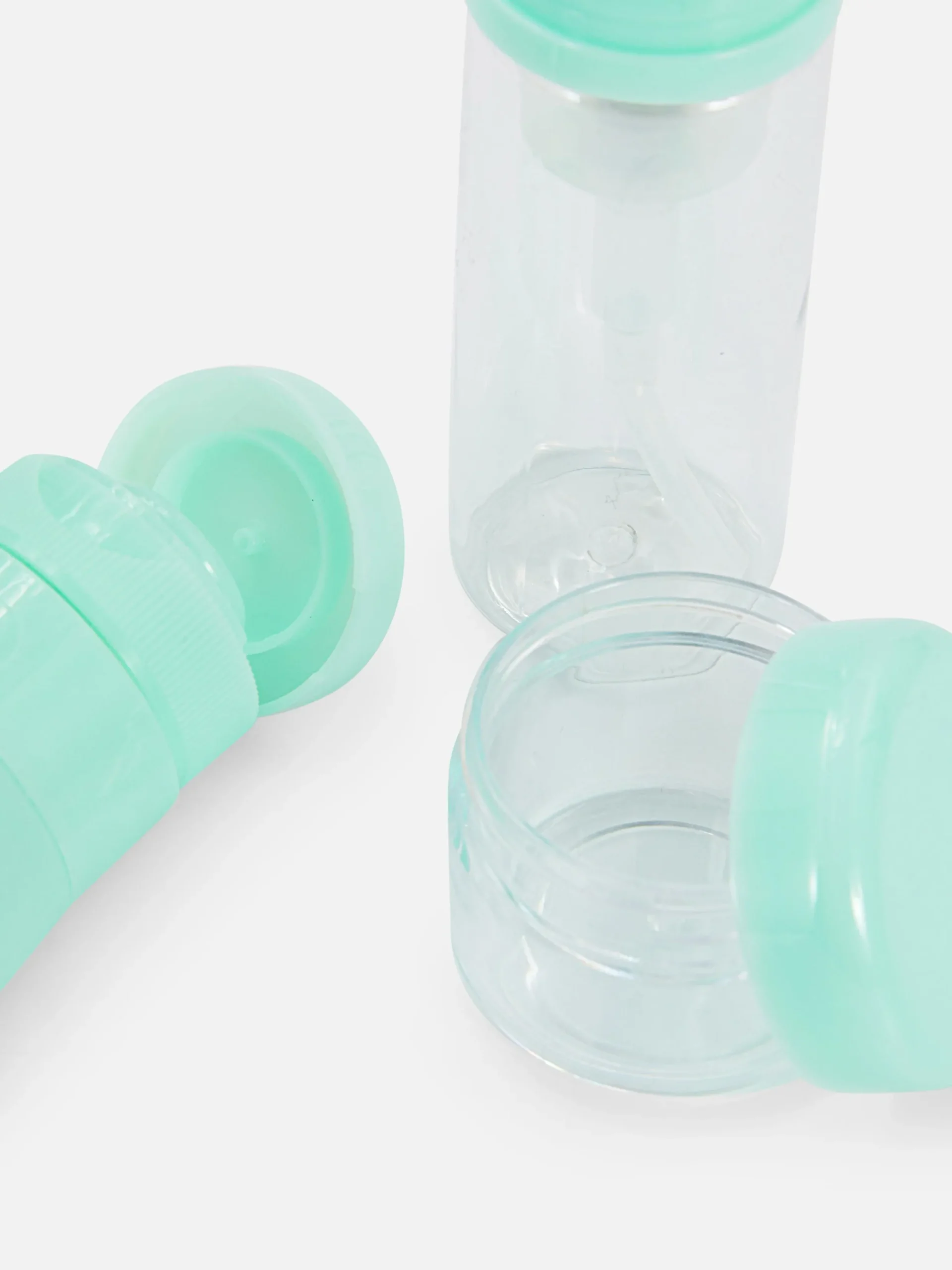 Accessoires De Soins|Accessoires Voyages|Primark Ensemble De Flacons De Voyage Blanc