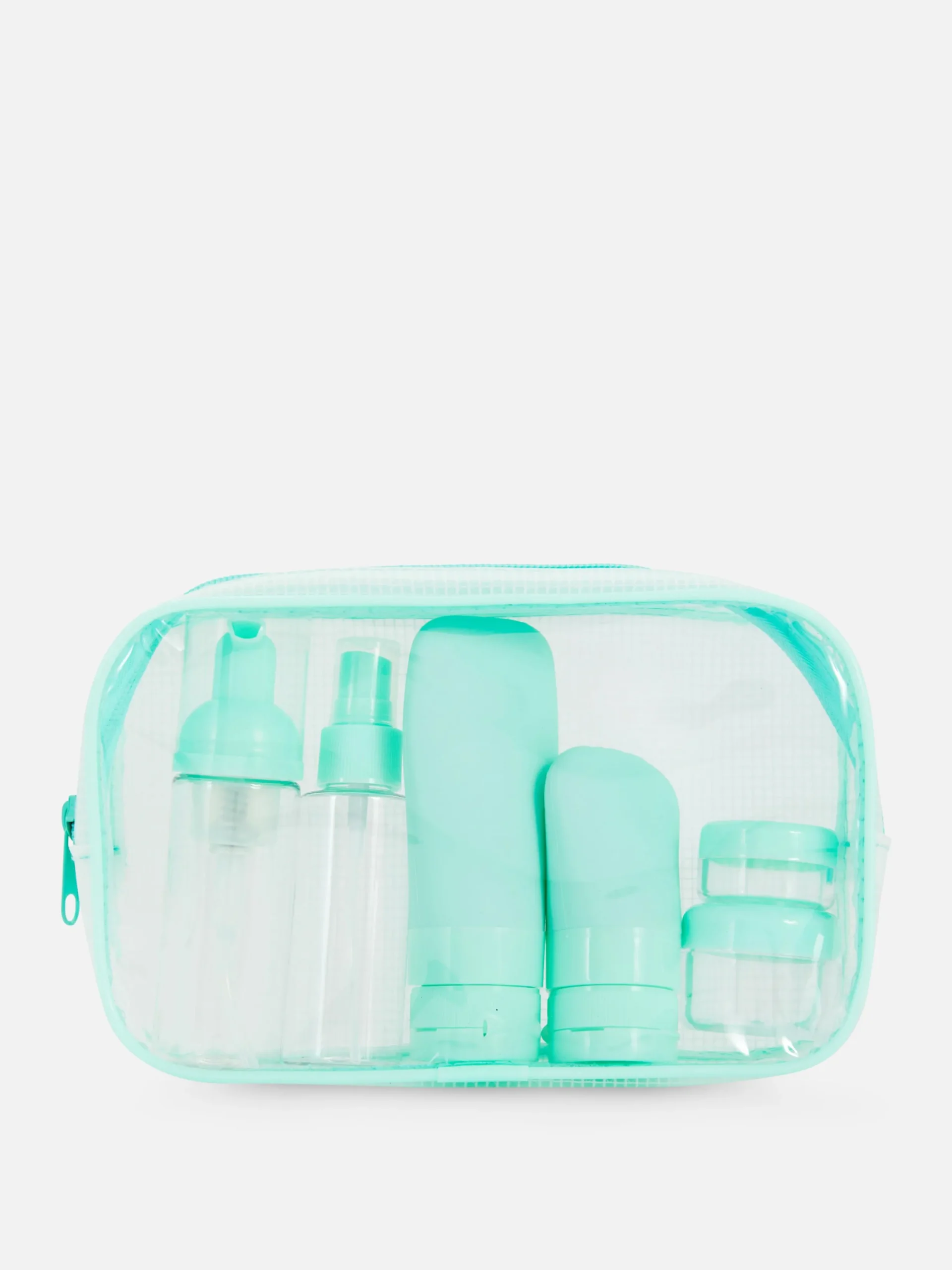 Accessoires De Soins|Accessoires Voyages|Primark Ensemble De Flacons De Voyage Blanc