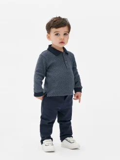 Ensembles Et Tenues|Primark Ensemble Polo Et Pantalon Bleu marine