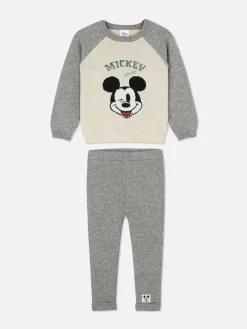 Ensembles Et Tenues|Primark Ensemble Pull Et Legging En Tricot à Coordonner Disney Mickey Mouse Gris