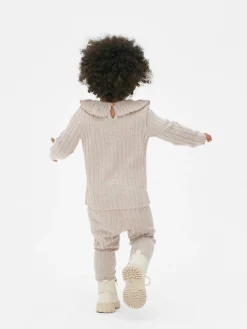 Ensembles Et Tenues|Primark Ensemble Pull Tricoté Et Legging à Coordonner Écru