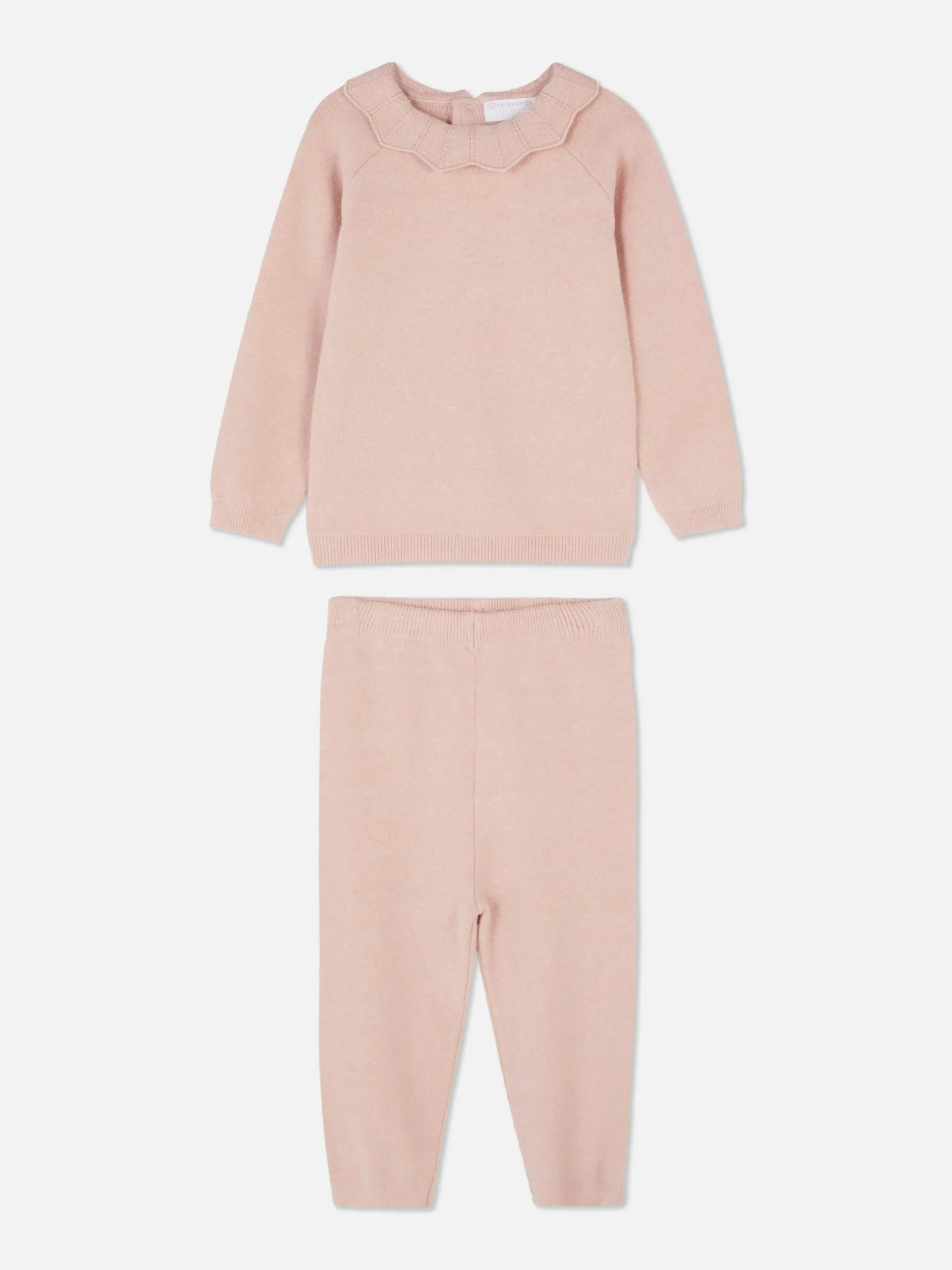 Ensembles Et Tenues|Primark Ensemble Pull Tricoté Et Legging à Coordonner Rose