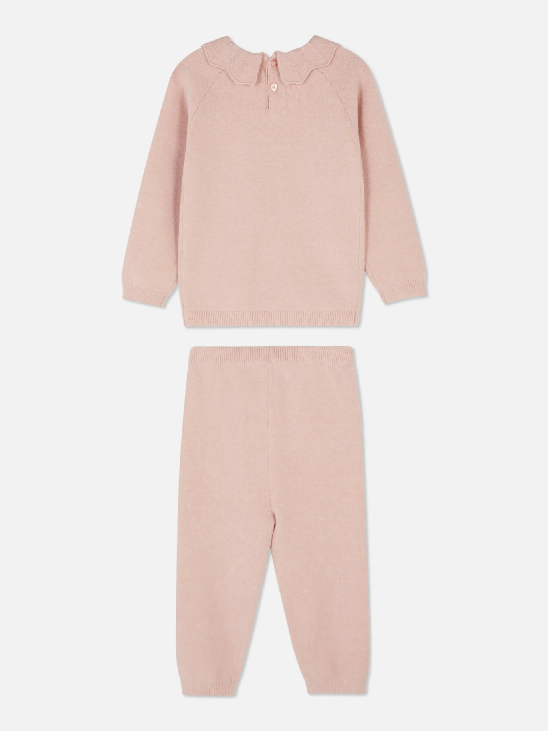 Ensembles Et Tenues|Primark Ensemble Pull Tricoté Et Legging à Coordonner Rose
