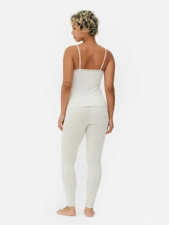Ensembles Pyjamas|Primark Ensemble Pyjama Caraco Et Legging Écru
