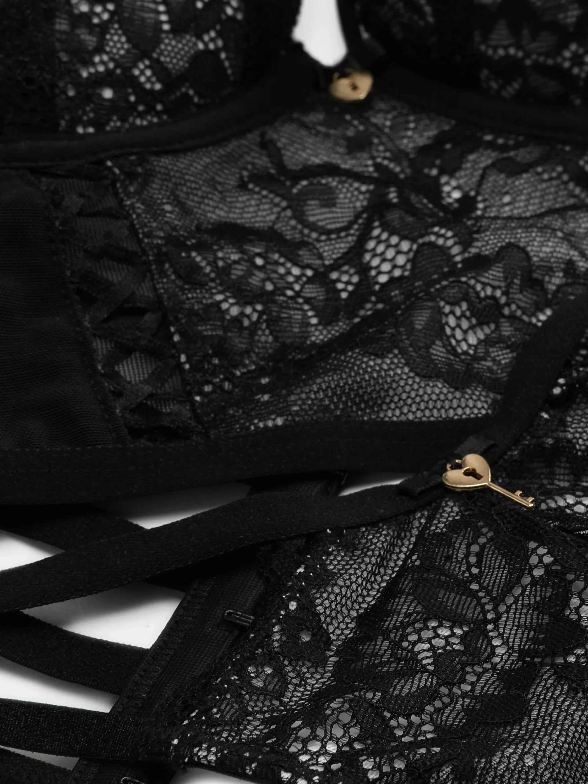 Ensembles Lingerie|Primark Ensemble Soutien-gorge Push-up Long Et String Noir