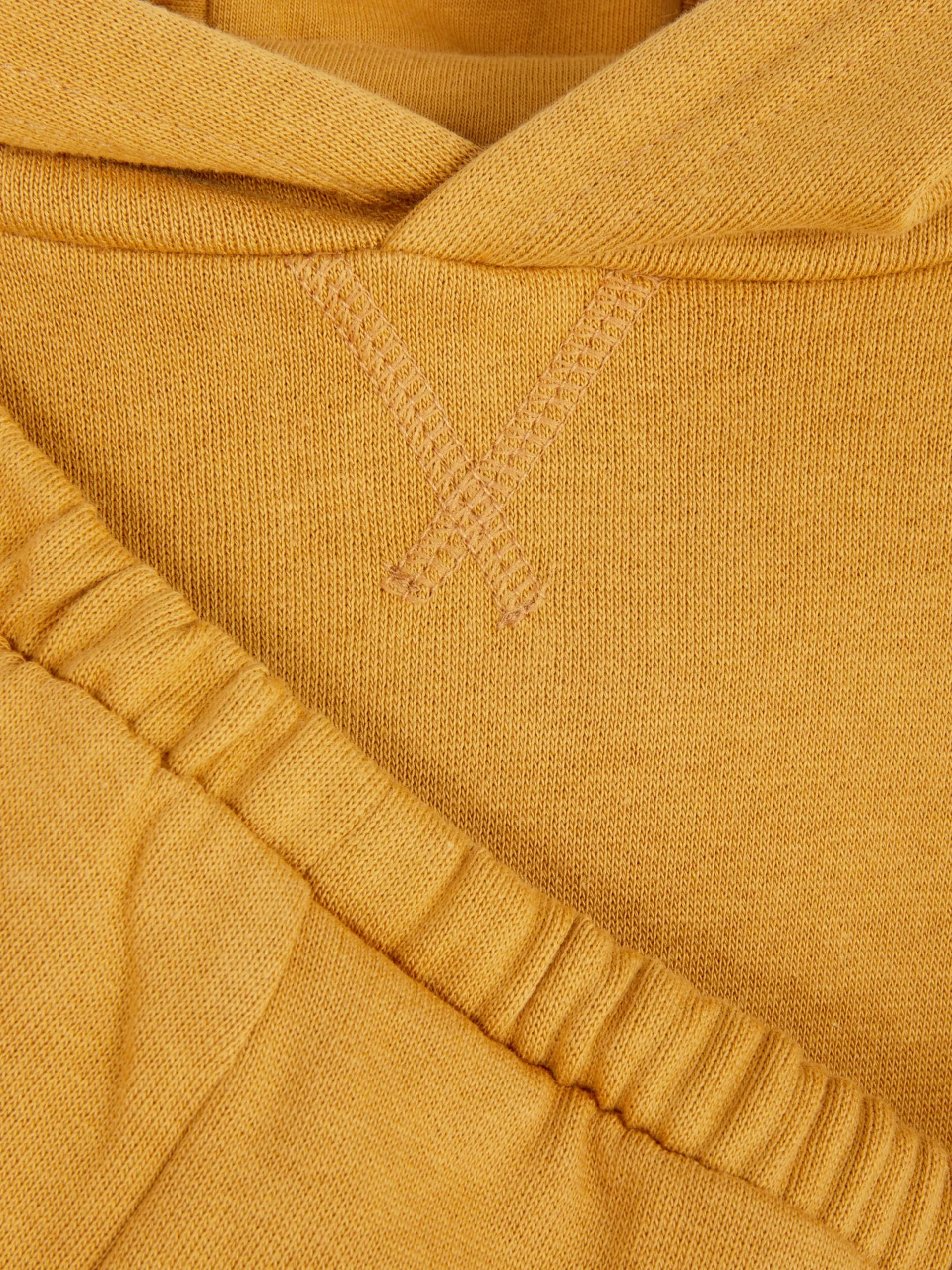 Ensembles Et Tenues|Primark Ensemble Sweat à Capuche Et Bas De Jogging Coordonné Jaune moutarde