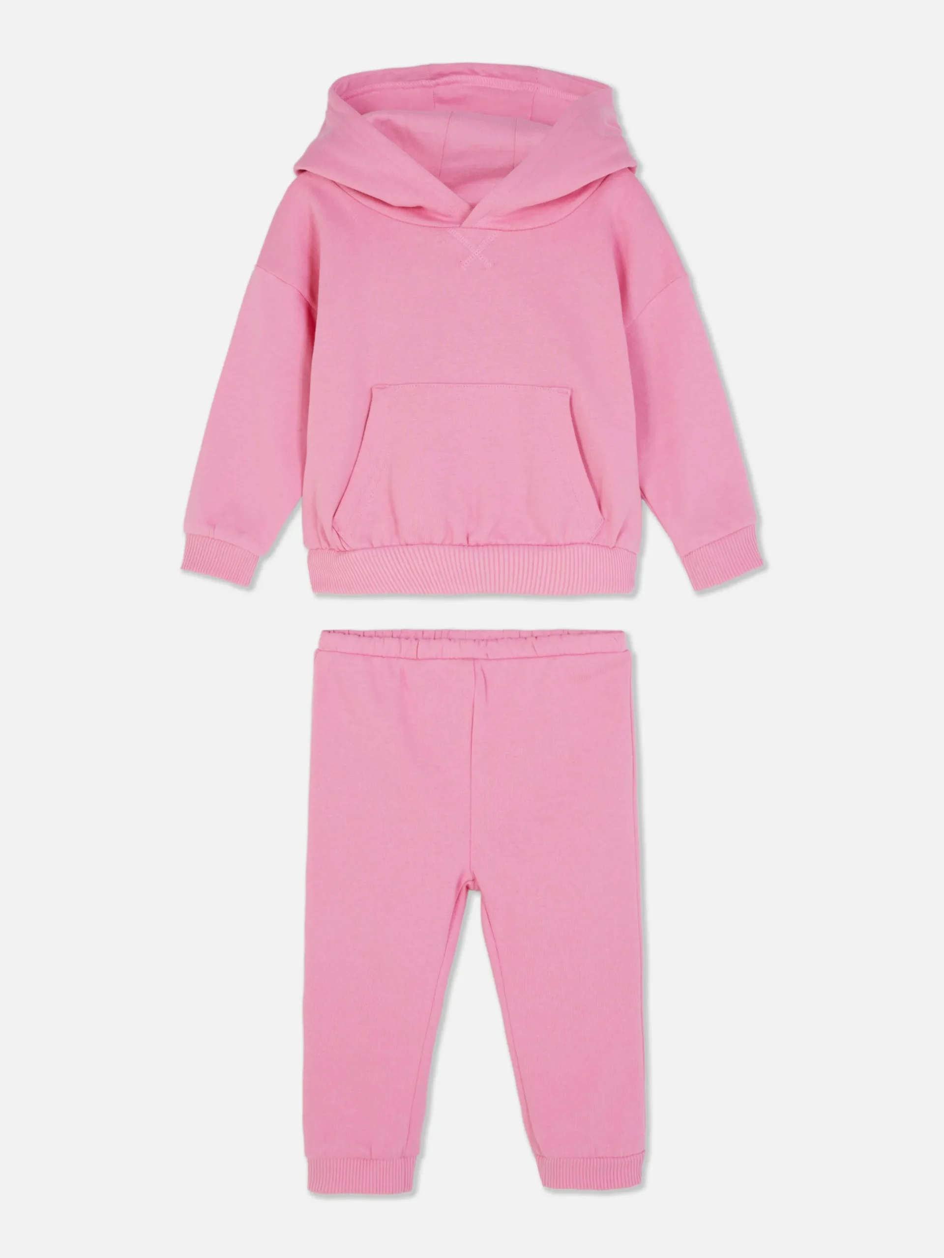 Ensembles Et Tenues|Primark Ensemble Sweat à Capuche Et Bas De Jogging Rose