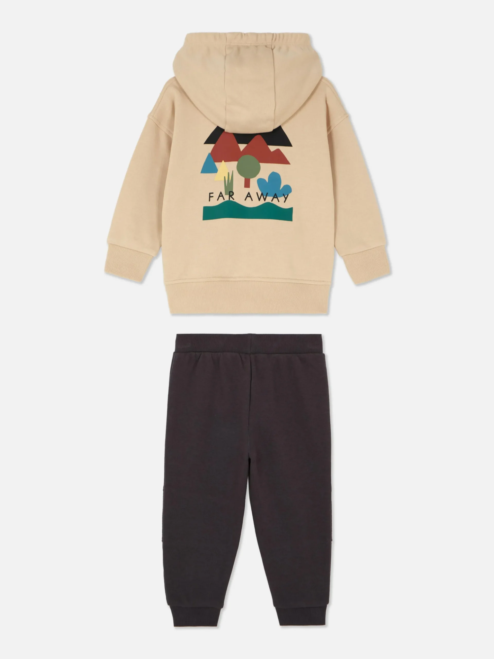 Ensembles Et Tenues|Primark Ensemble Sweat à Capuche Et Bas De Jogging Grège