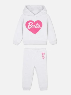 Ensembles Et Tenues|Primark Ensemble Sweat à Capuche Et Bas De Jogging Barbie Gris