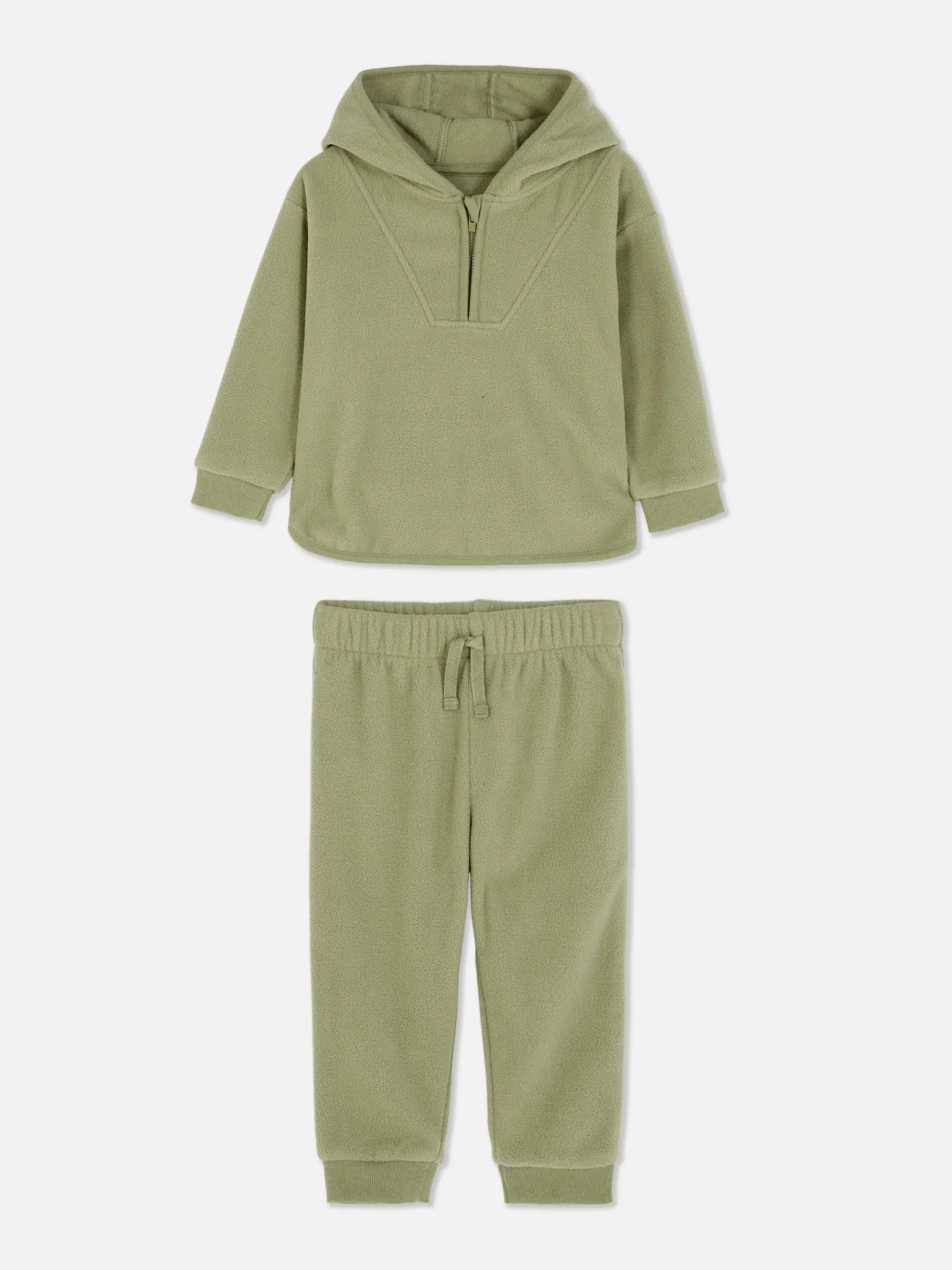Ensembles Et Tenues|Primark Ensemble Sweat à Capuche Et Bas De Jogging En Molleton Vert