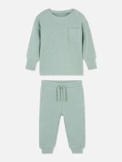 Ensembles Et Tenues|Primark Ensemble Sweat-shirt Et Bas De Jogging à Coordonner Vert