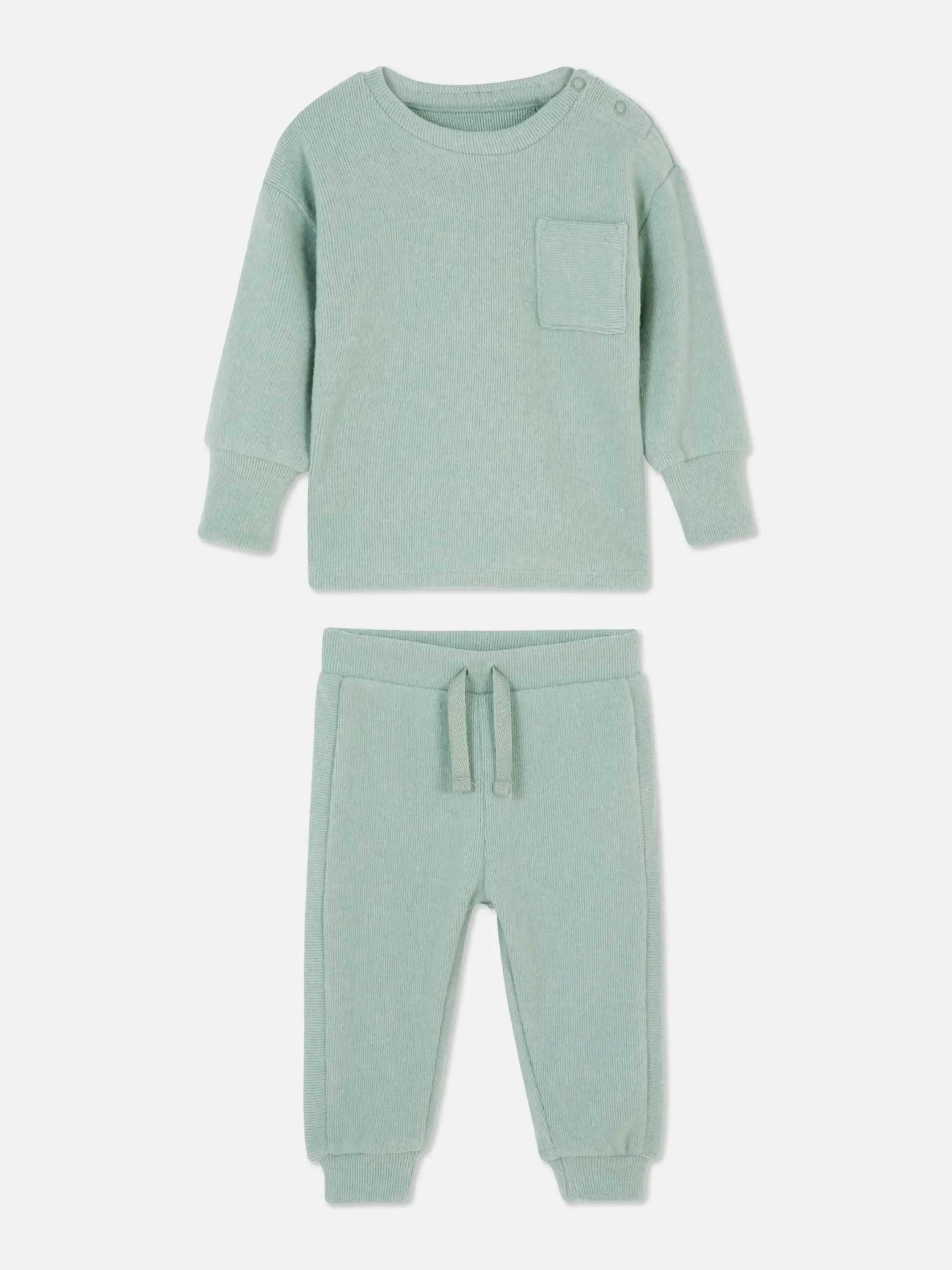 Ensembles Et Tenues|Primark Ensemble Sweat-shirt Et Bas De Jogging à Coordonner Vert