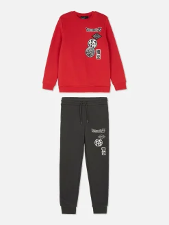 Ensembles Et Tenues|Primark Ensemble Sweat-shirt Et Bas De Jogging Dragon Ball Z Goku Rouge