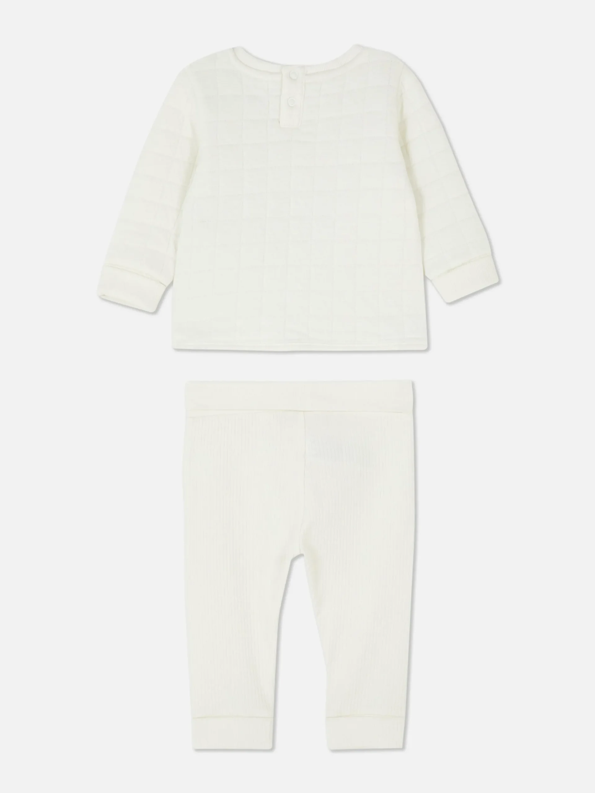 Ensembles Et Tenues|Primark Ensemble Sweat-shirt Et Legging à Motif Agneau Ivoire