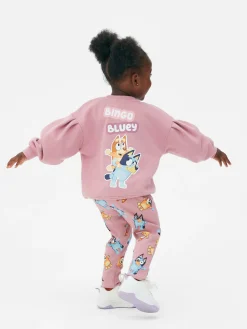 Ensembles Et Tenues|Primark Ensemble Sweat-shirt Et Legging Bluey Rose