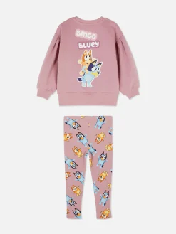 Ensembles Et Tenues|Primark Ensemble Sweat-shirt Et Legging Bluey Rose