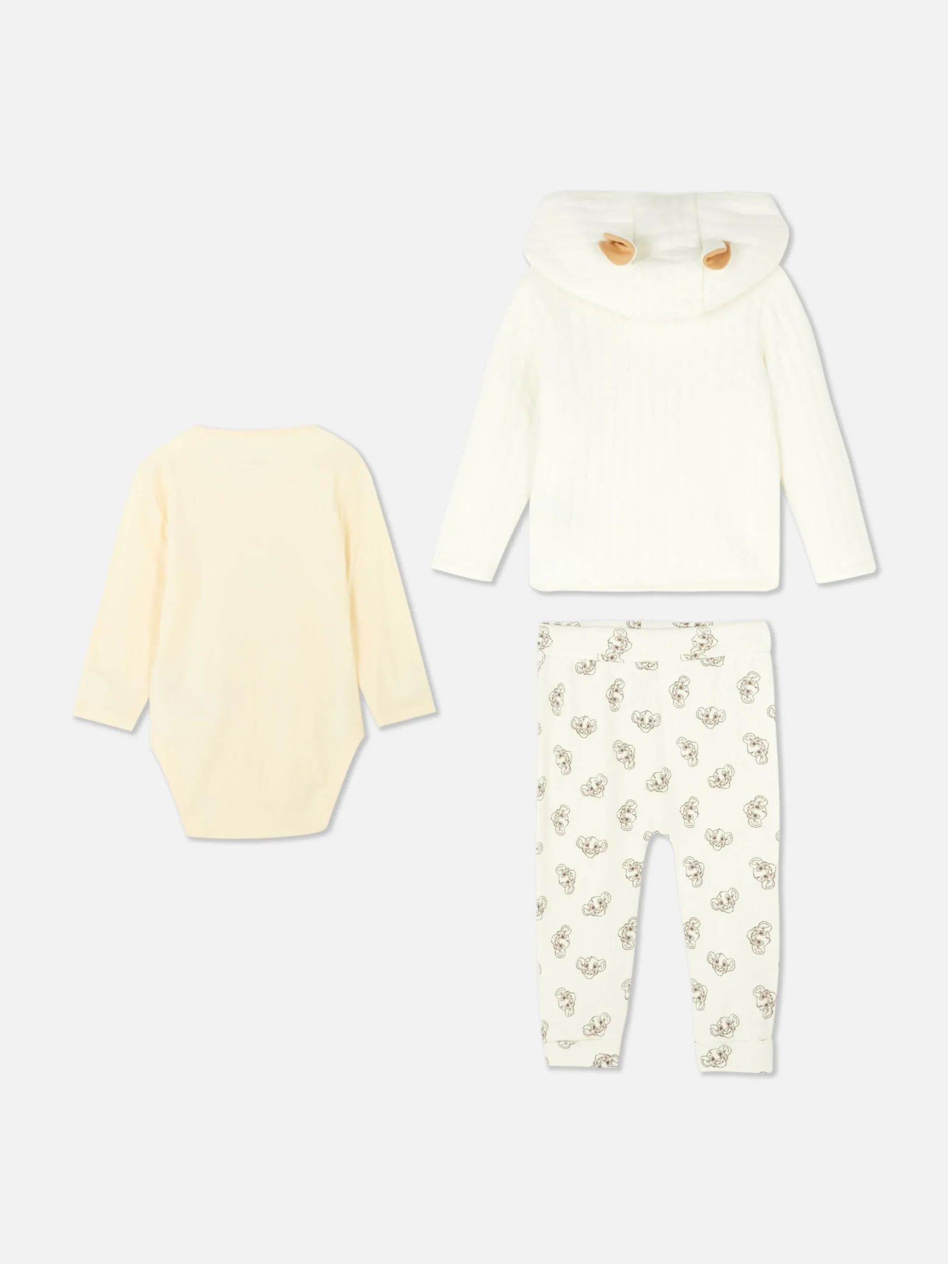 Ensembles Et Tenues|Ensembles Et Tenues|Primark Ensemble Trois-pièces Disney Le Roi Lion Écru