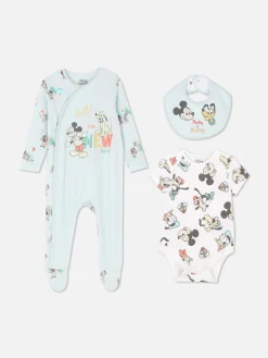 Ensembles Et Tenues|Primark Ensemble Trois-pièces Pour Bébé Disney Mickey Mouse & Friends Bleu