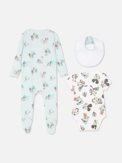 Ensembles Et Tenues|Primark Ensemble Trois-pièces Pour Bébé Disney Mickey Mouse & Friends Bleu