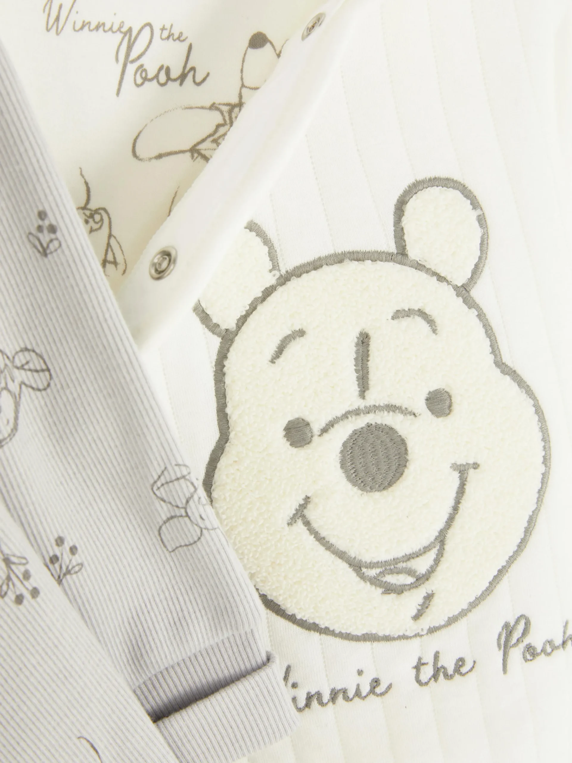 Ensembles Et Tenues|Primark Ensemble Veste, Body Et Legging Disney Winnie L'ourson Blanc
