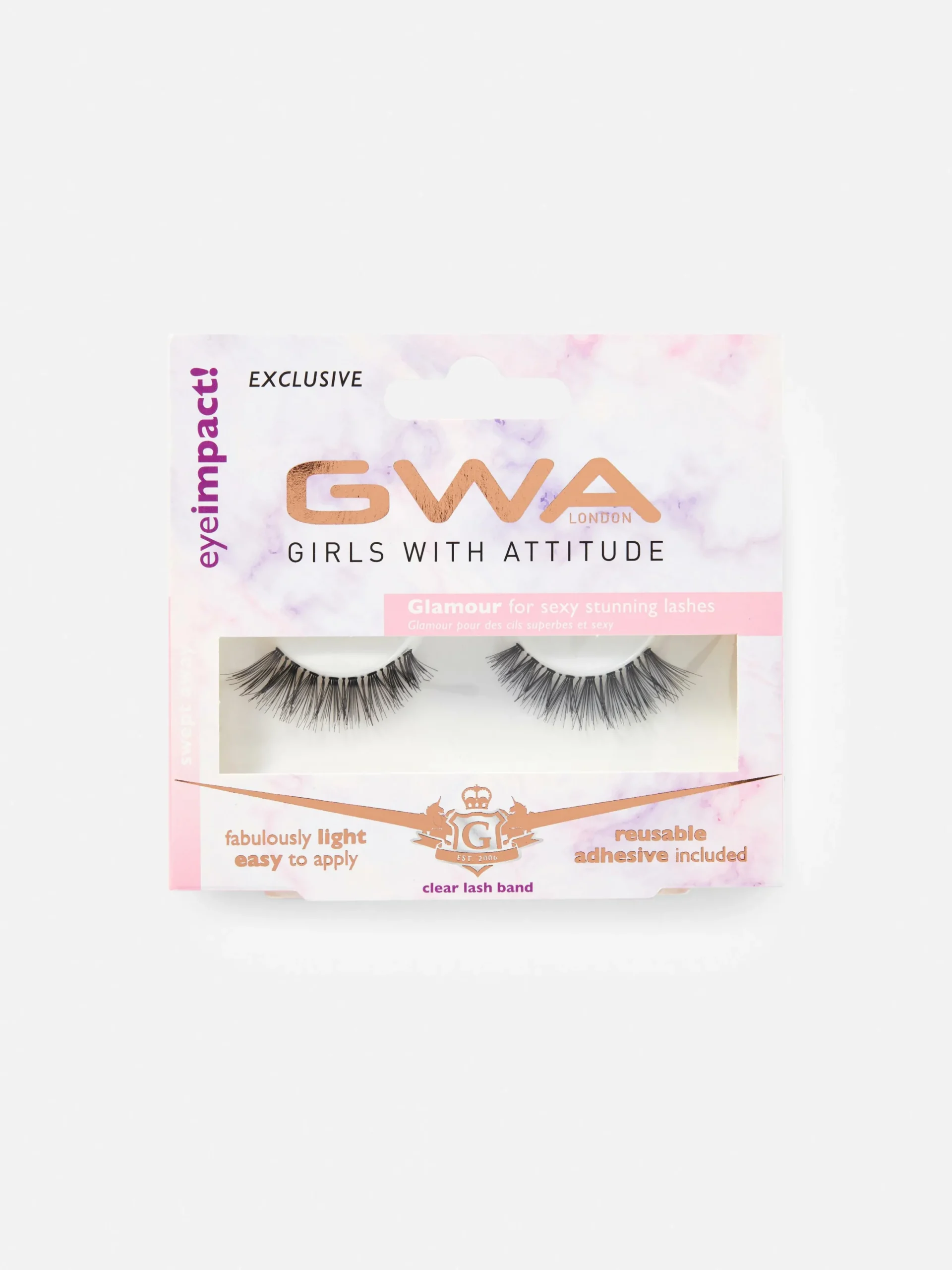 Faux Cils|Primark Faux Cils à Coller Rose clair