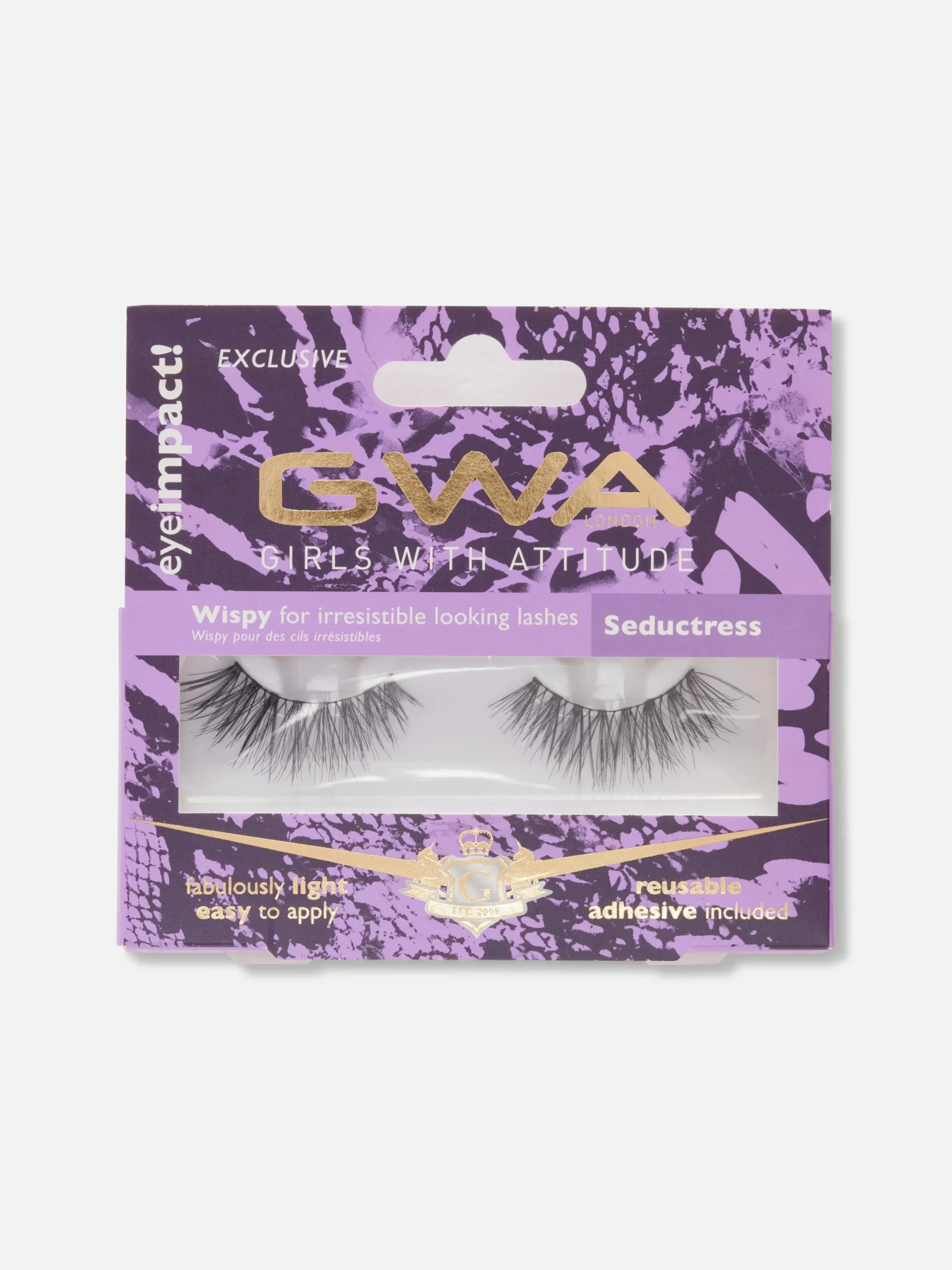 Faux Cils|Primark Faux Cils à Coller Lilas