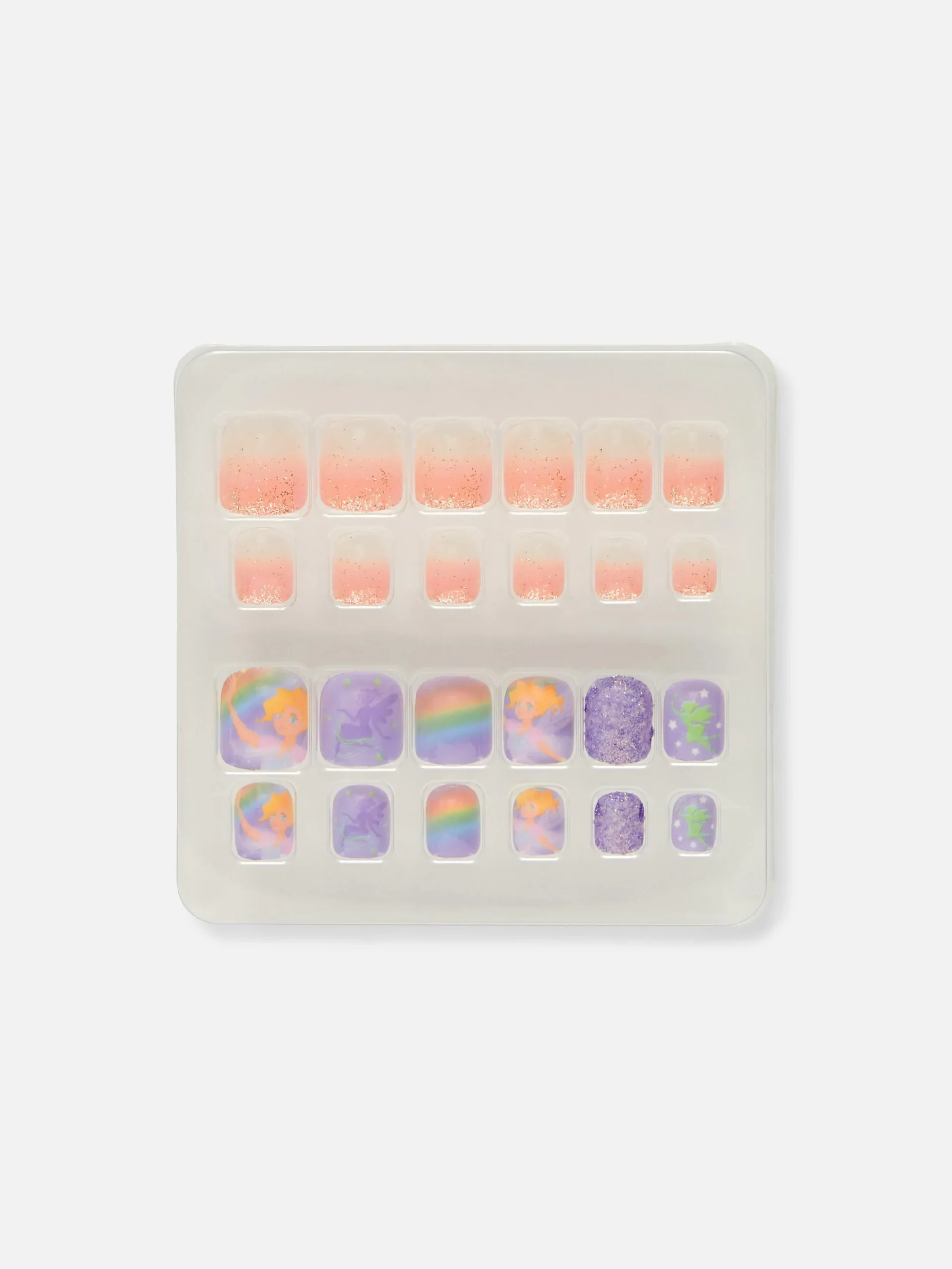 Faux Ongles|Primark Faux Ongles Autocollants à Motifs Fées Multicolore