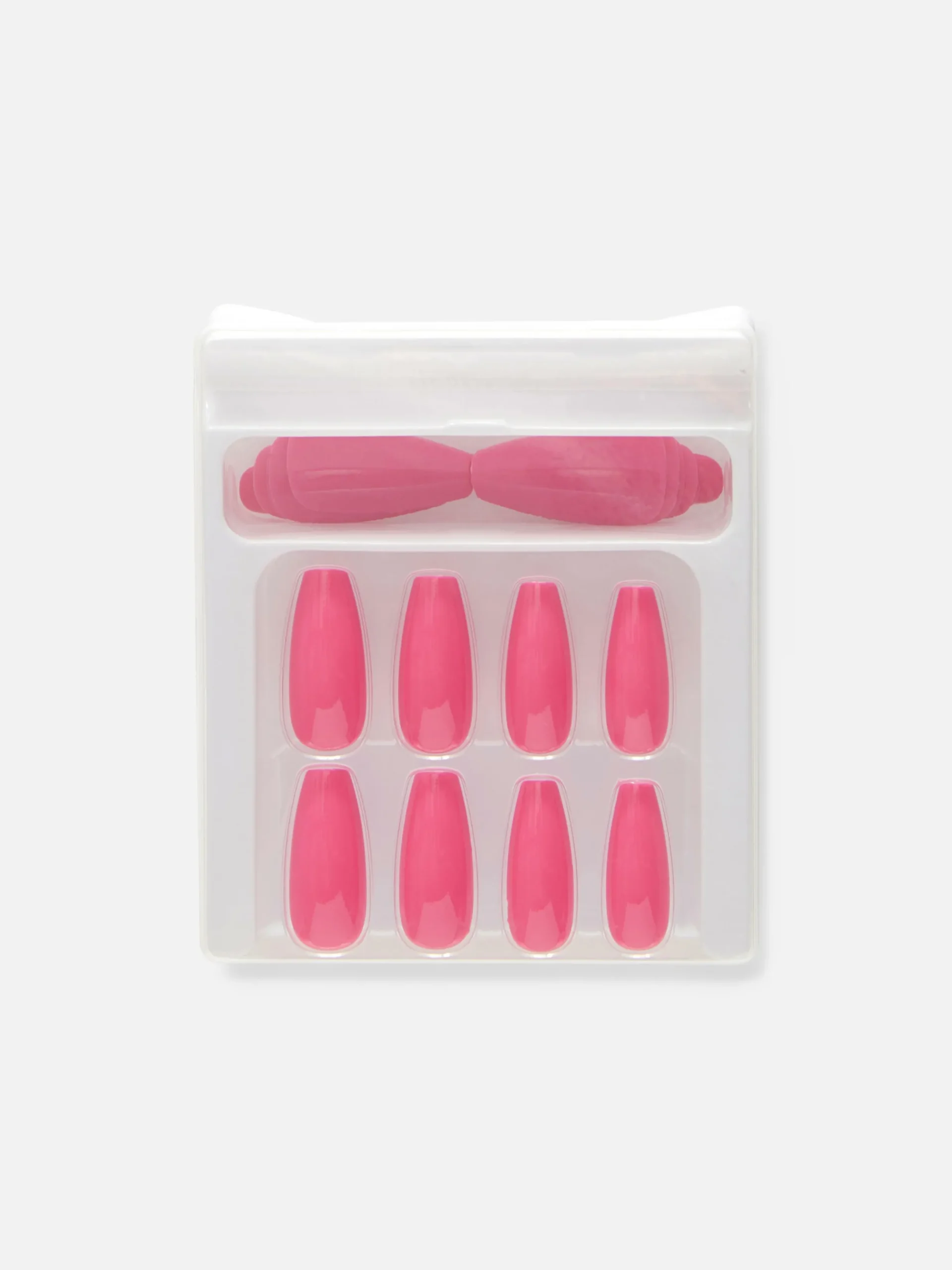 Faux Ongles|Primark Faux Ongles Brillants à Bout Pointu PS... Rose vif