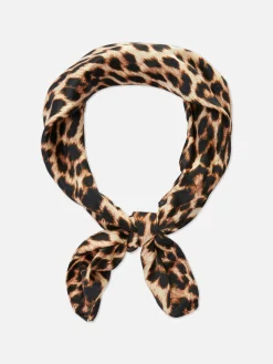 Chapeaux, Gants Et Écharpes|Primark Foulard à Imprimé Cœur Marron