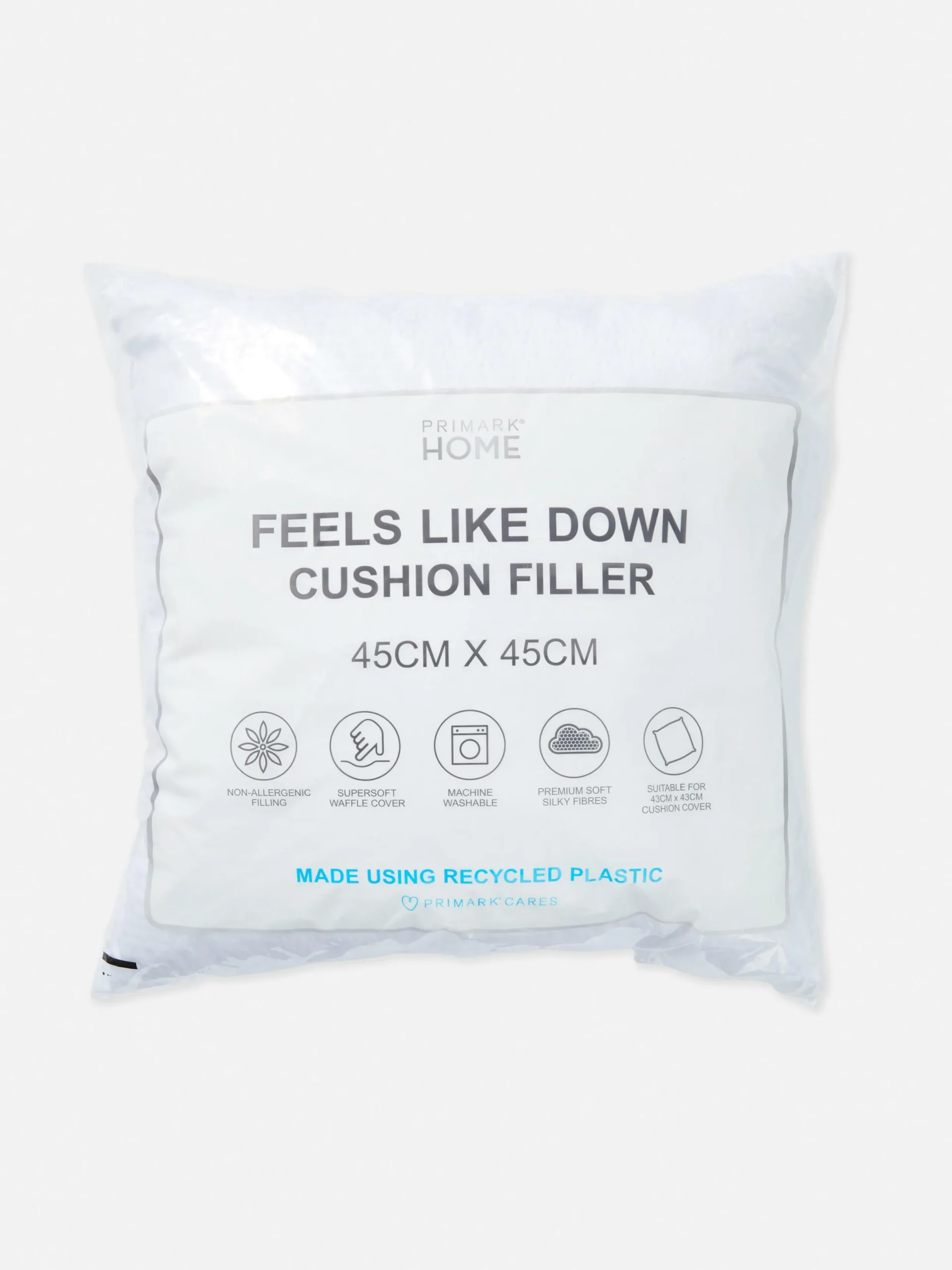 Coussins Et Housses De Coussins|Primark Garniture De Coussin Feels Like Down Blanc