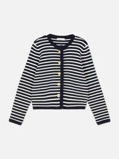 Pulls Et Gilets|Primark Gilet à Boutons Bleu marine