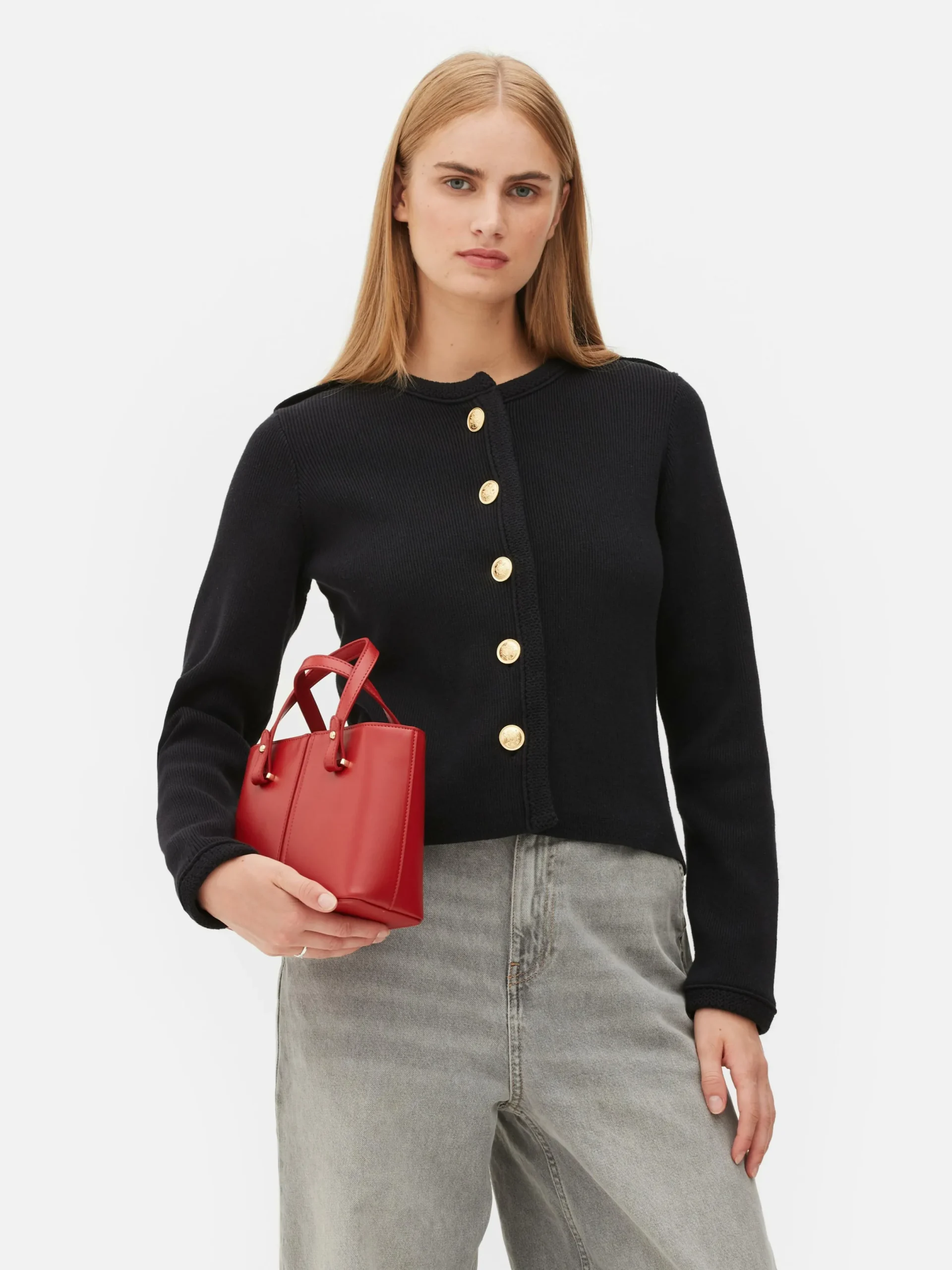 Pulls Et Gilets|Primark Gilet à Boutons Noir