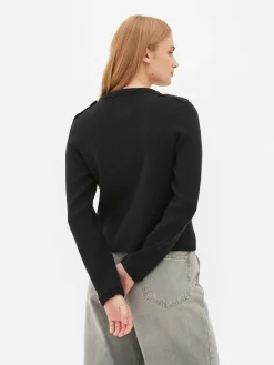 Pulls Et Gilets|Primark Gilet à Boutons Noir