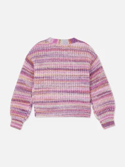 Pulls Et Gilets|Primark Gilet Boutonné à Rayures Multicolore