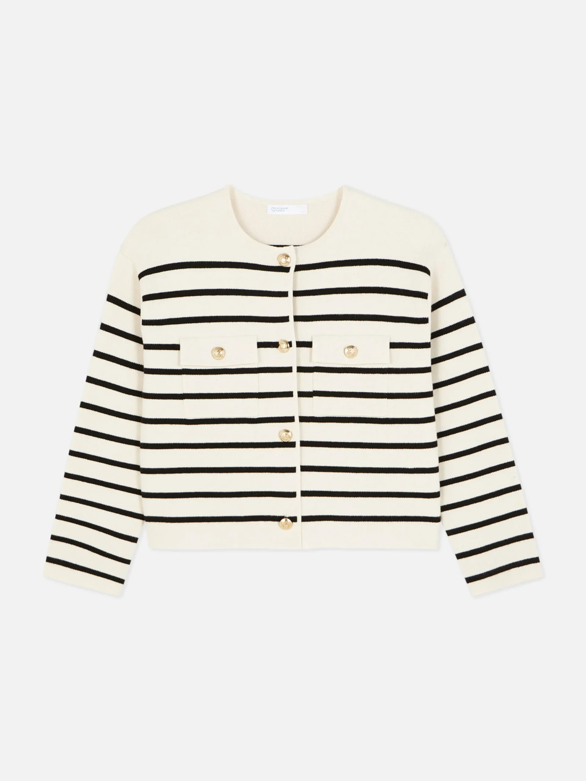 Pulls Et Gilets|Primark Gilet Boutonné à Rayures à Coordonner Multicolore