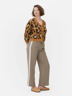 Pulls Et Gilets|Primark Gilet Court à Motif Léopard Multicolore