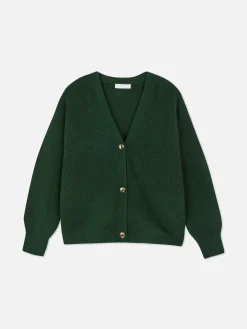 Pulls Et Gilets|Primark Gilet Décontracté à Col En V Vert foncé