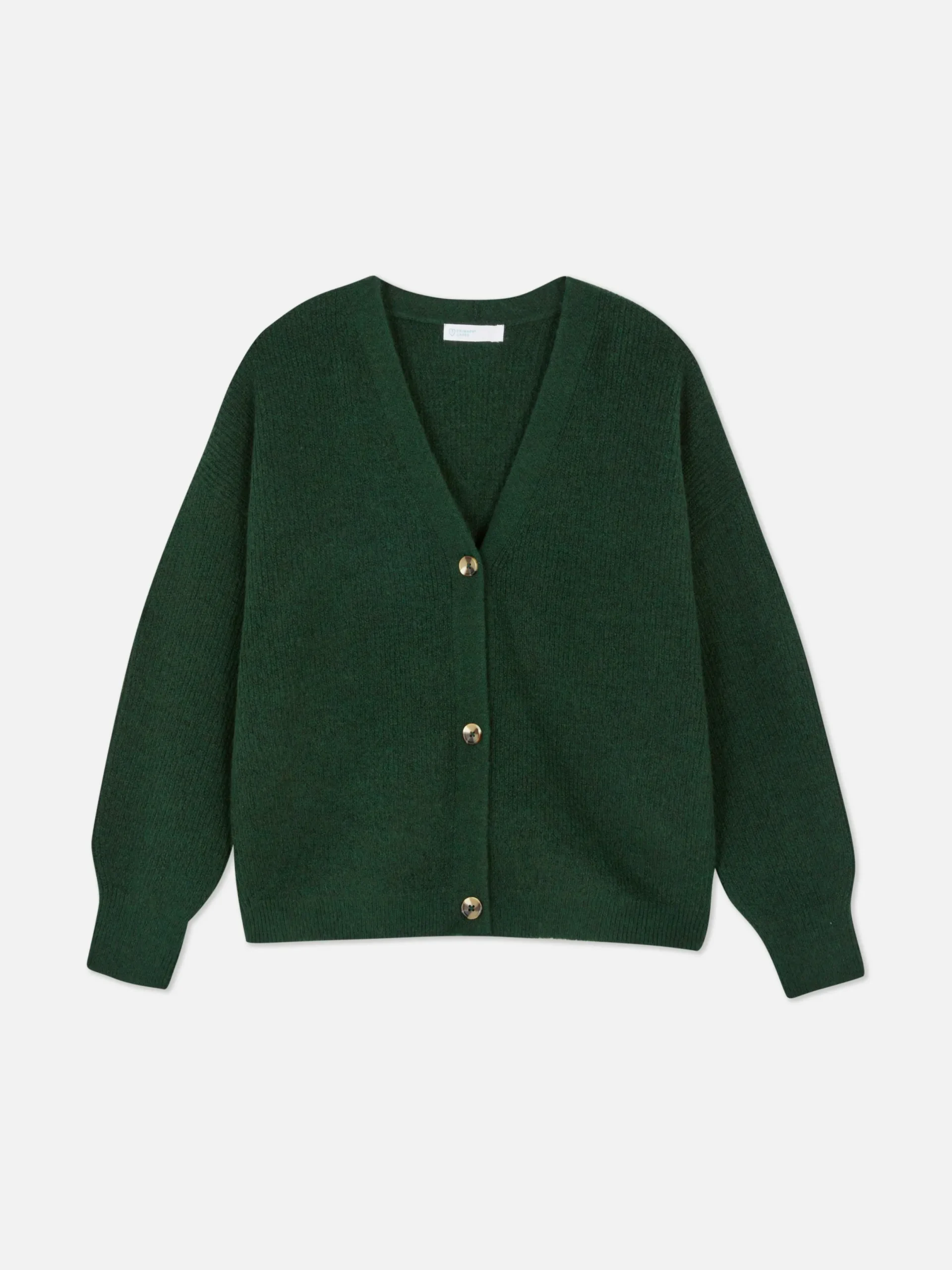 Pulls Et Gilets|Primark Gilet Décontracté à Col En V Vert foncé